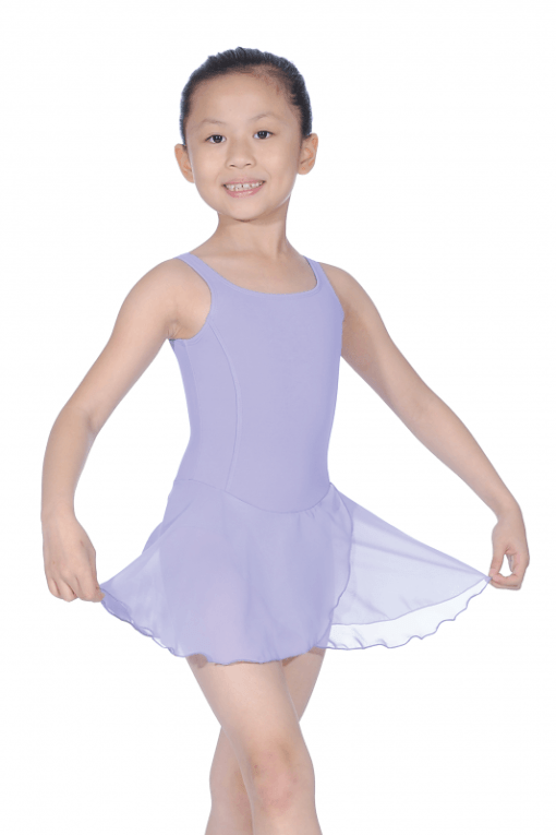Sleeveless Leotard with attached Skirt
