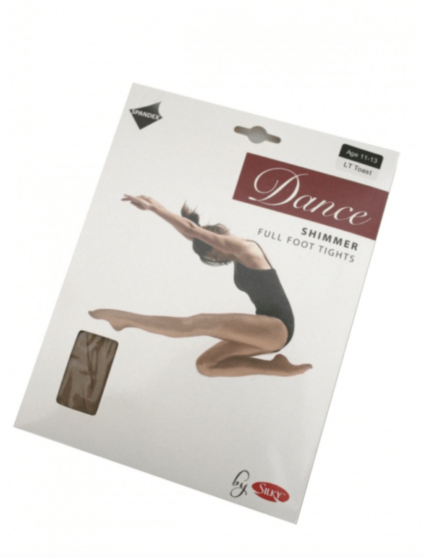 Shimmer Dance Tights Footed (Toast) - Dance City