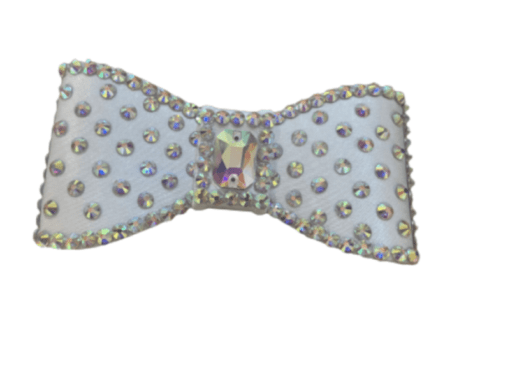 White A/B Stoned Bow