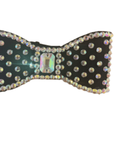 Black A/B Crystal Bow